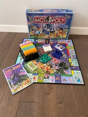 2001 Disney monopoly game board